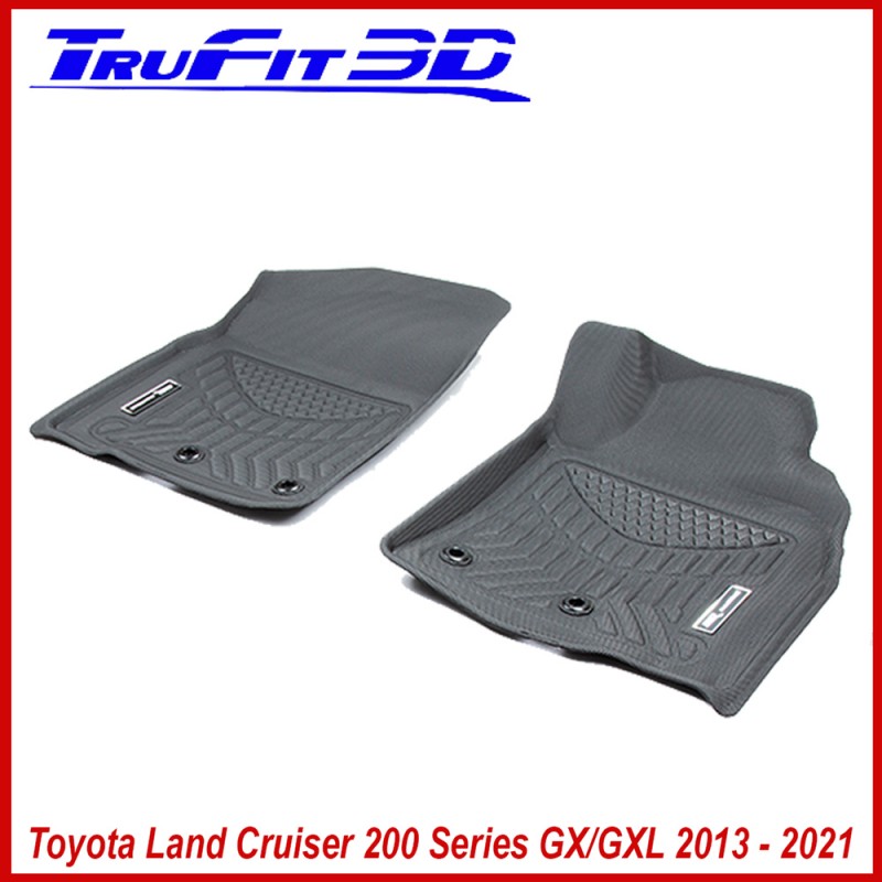 Toyota Land Cruiser 200 GX - GXL 2013 - 2021 Front Pair 3D MAXTRAC Rubber 