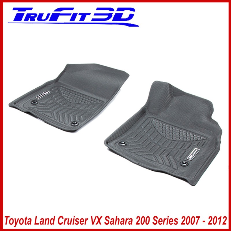 To Fit Toyota Land Cruiser 200 Altitude VX Sahara 2007 - 2012 Front Pair 3D MAXTRAC Rubber