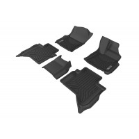 To Fit Toyota Hilux AUTO Dual Cab 2015 - 2019  Front & Rear MAXTRAC RUBBER