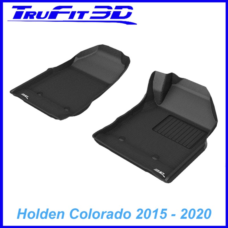 Holden Colorado 2015 - 2020 Front Pair 3D Kagu Rubber 