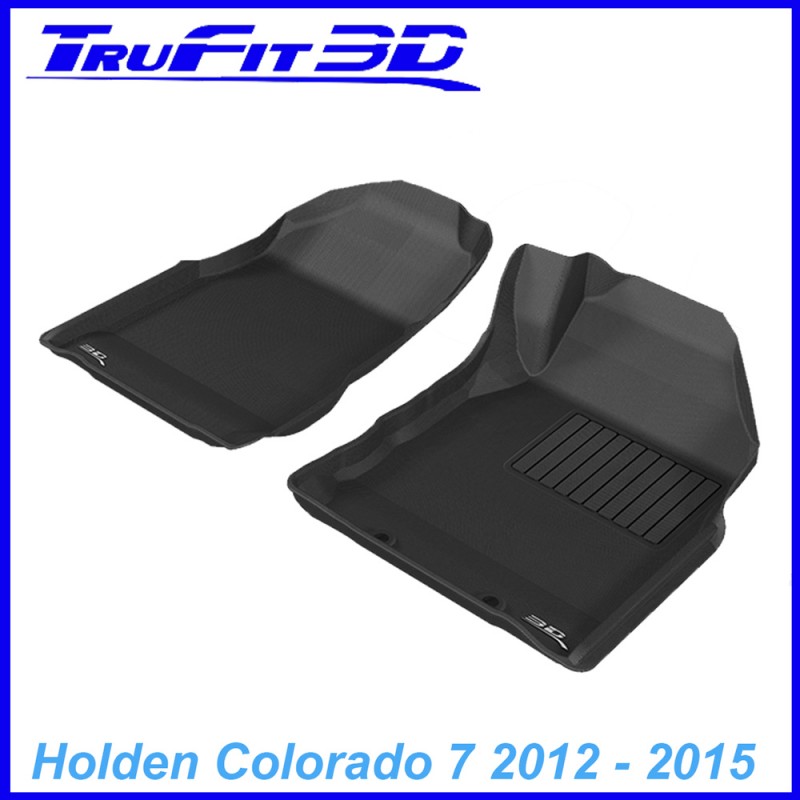 Holden Colorado 7 Wagon 2012-2015 Front Pair 3D Kagu Rubber 