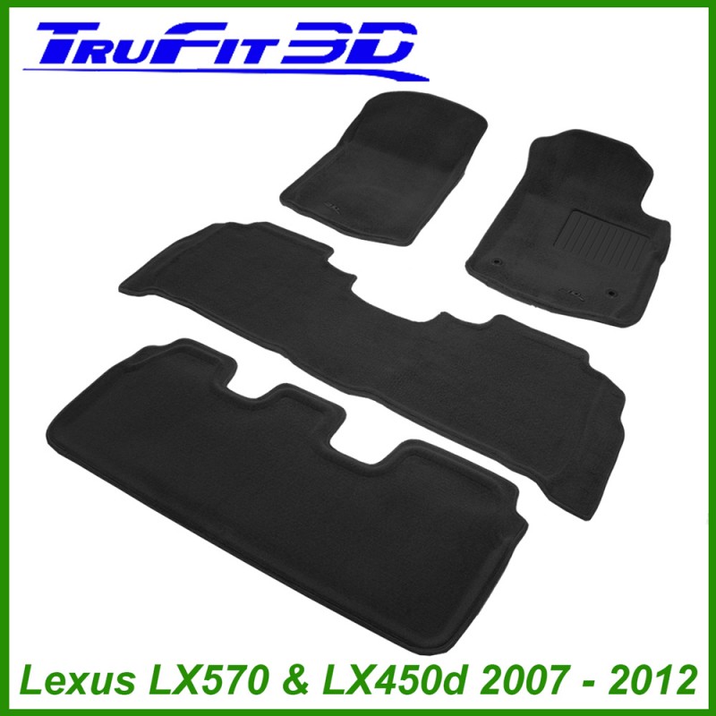 Lexus LX570 / LX450d 2007 - 2012 3D KAGU CARPET [3 Rows]