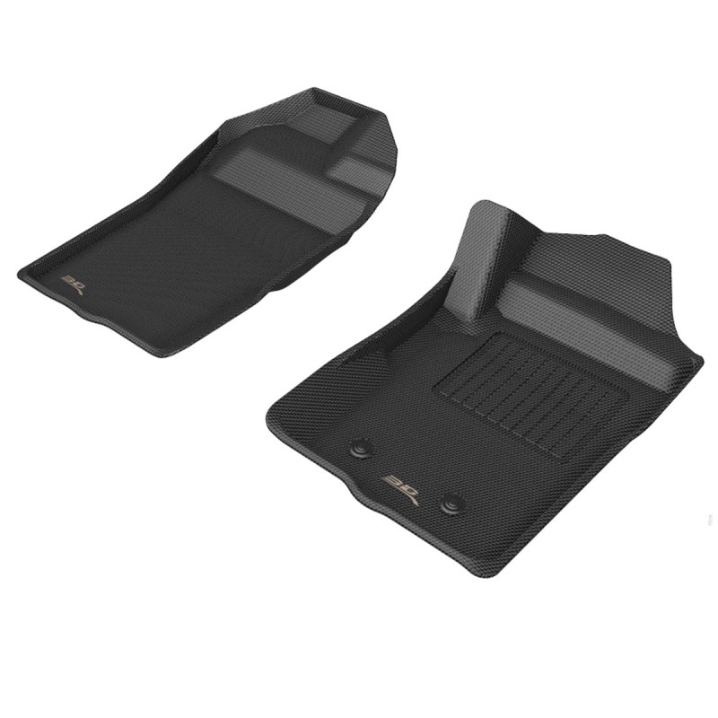 3D MAXpider 2019-2020 Ford Ranger Kagu 1st Row Floormat - Black