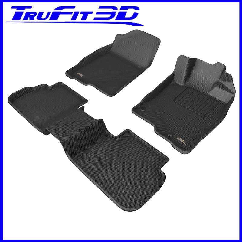 Honda Civic Type R 2022 - Onwards Front & Rear 3D Kagu Rubber Mats