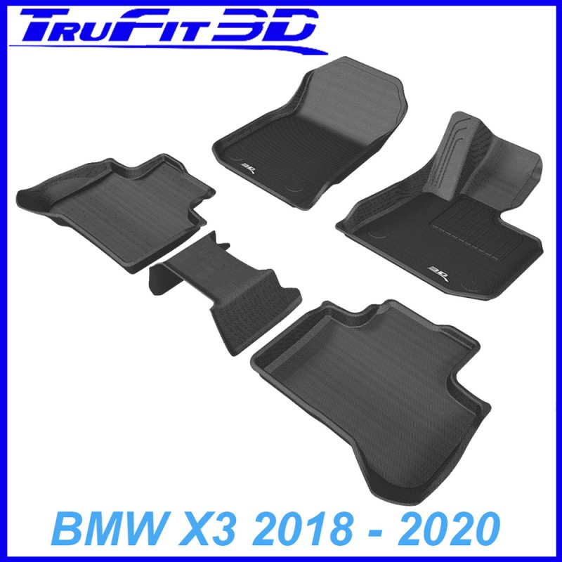 BMW X3 2018 - Onwards (G01) Front & Rear 3D Kagu RUBBER