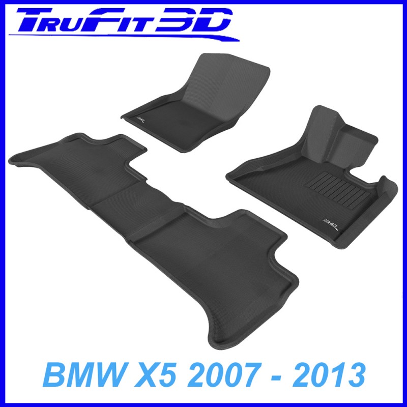 BMW X5 2007 - 2013 (E70) Front & Rear 3D Kagu RUBBER