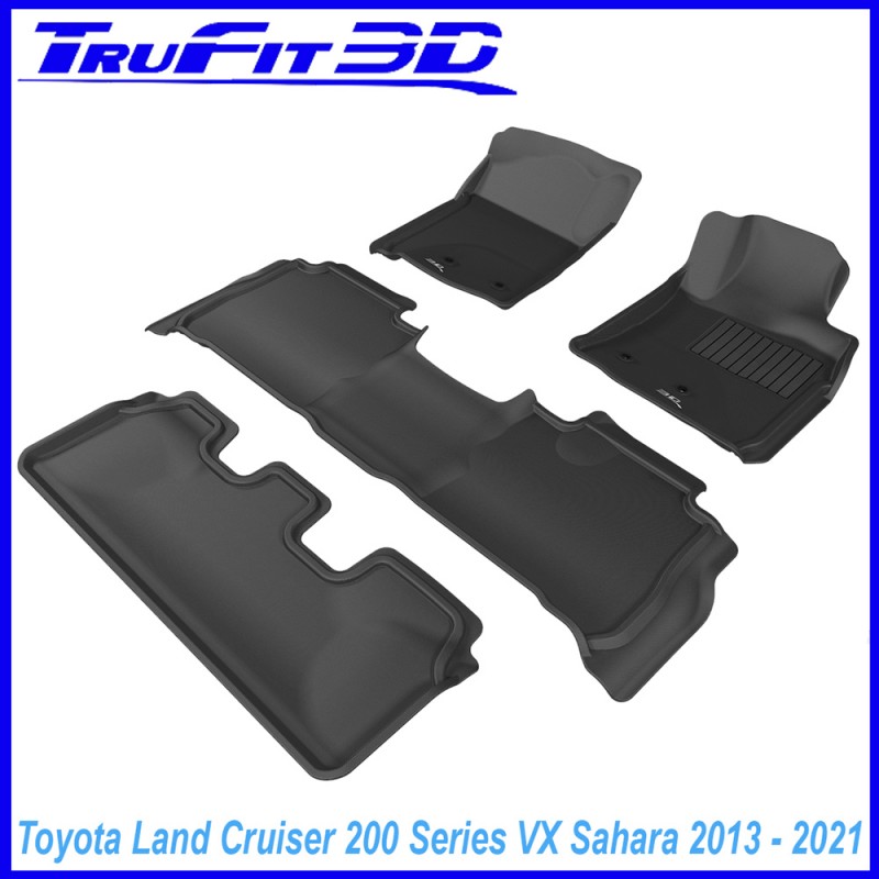 Toyota Land Cruiser 200 Altitude VX SAHARA 2013 - 2021 [3 Rows] 3D KAGU Rubber