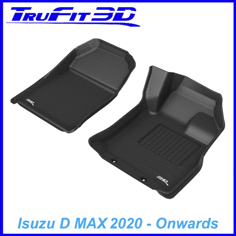 ISUZU D MAX  DMax 2020 - Onwards Front Pair 3D Kagu Rubber